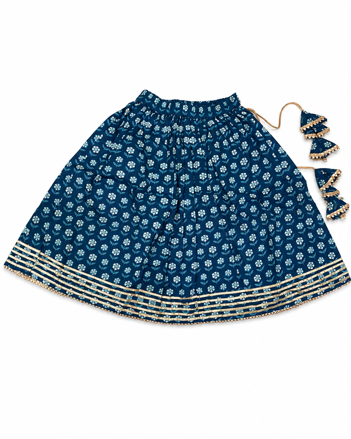 Floral Print LEHANGHA-CHOLI SET 1 SET - GIRLS