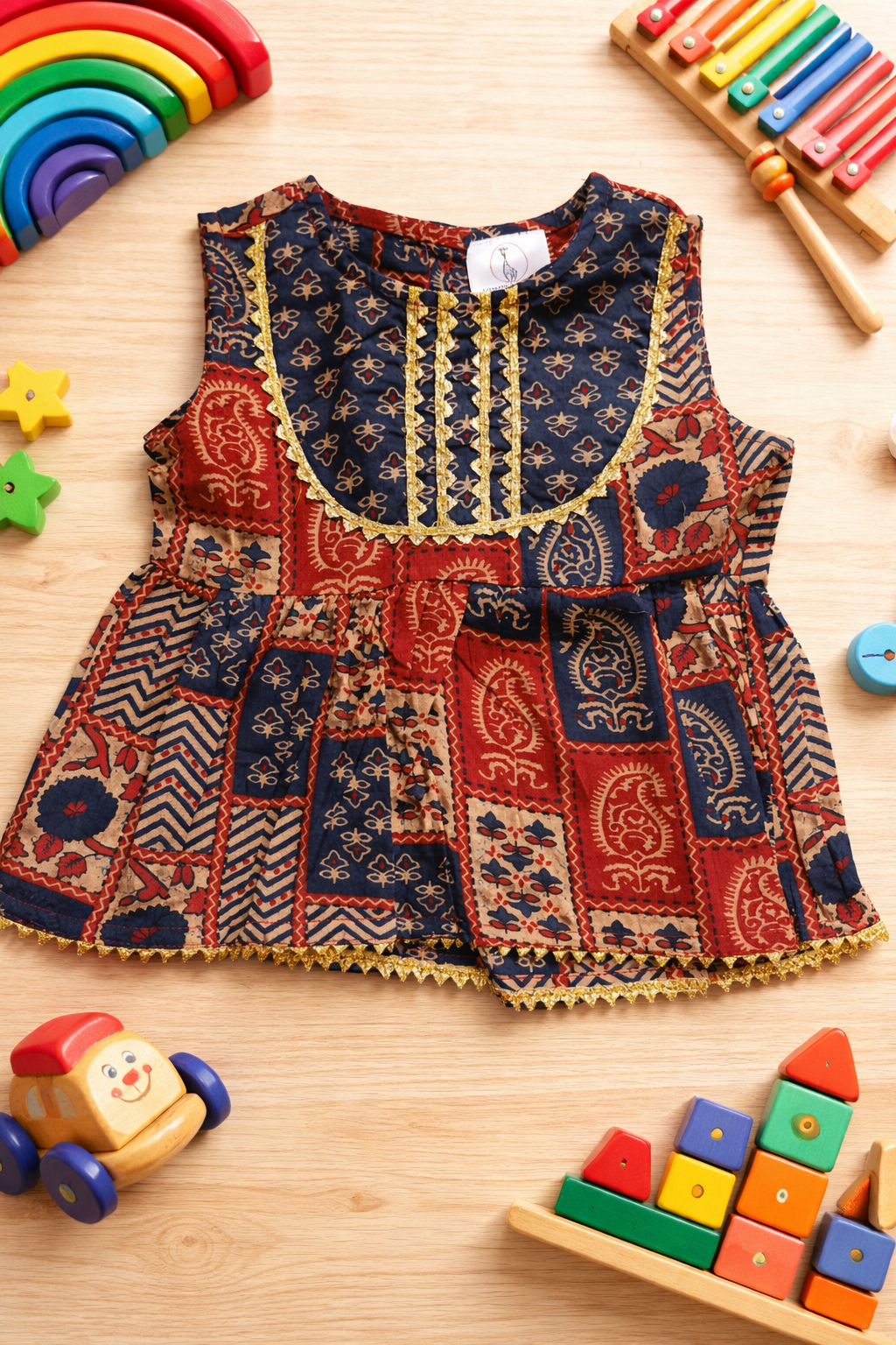 SHARARA SET WITH DUPPATA 100% COTTON