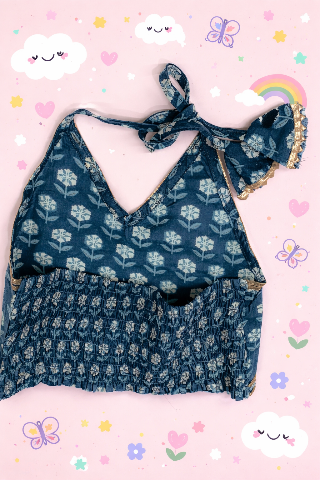 Floral Print LEHANGHA-CHOLI SET 1 SET - GIRLS