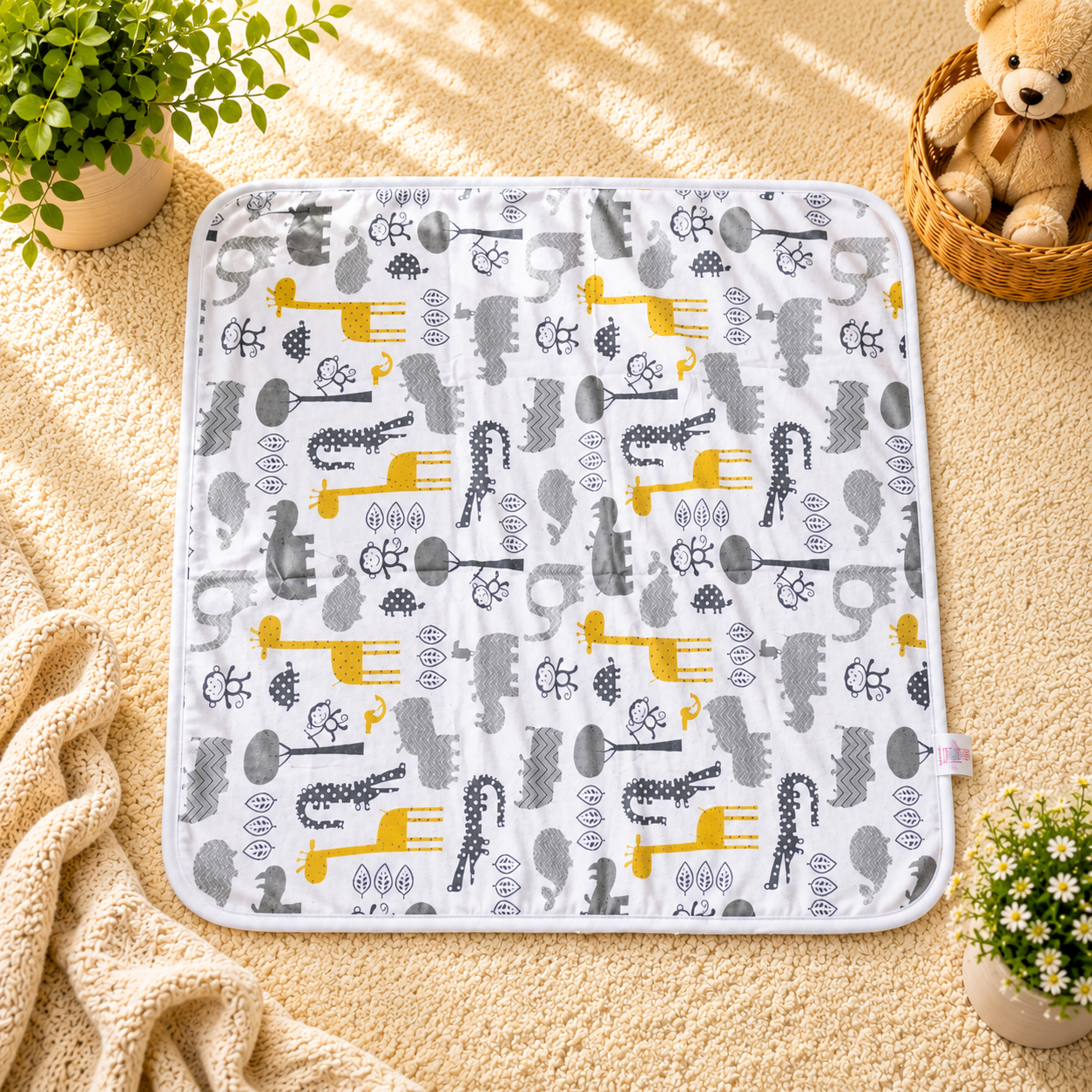 GIRF Absorbent Hooded Blanket - GREY